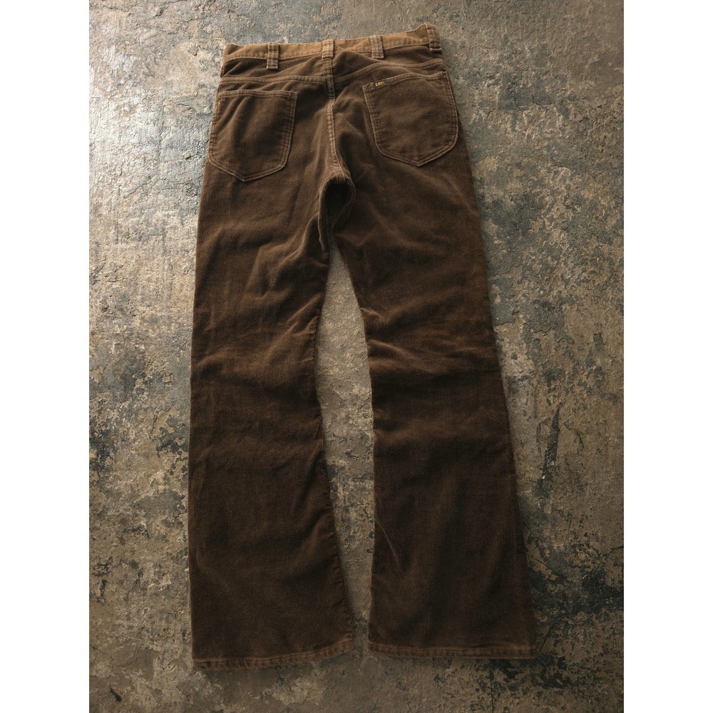Vintage 1960s Lee Brown Chamois Corduroy Pants 30x30 Made in USA